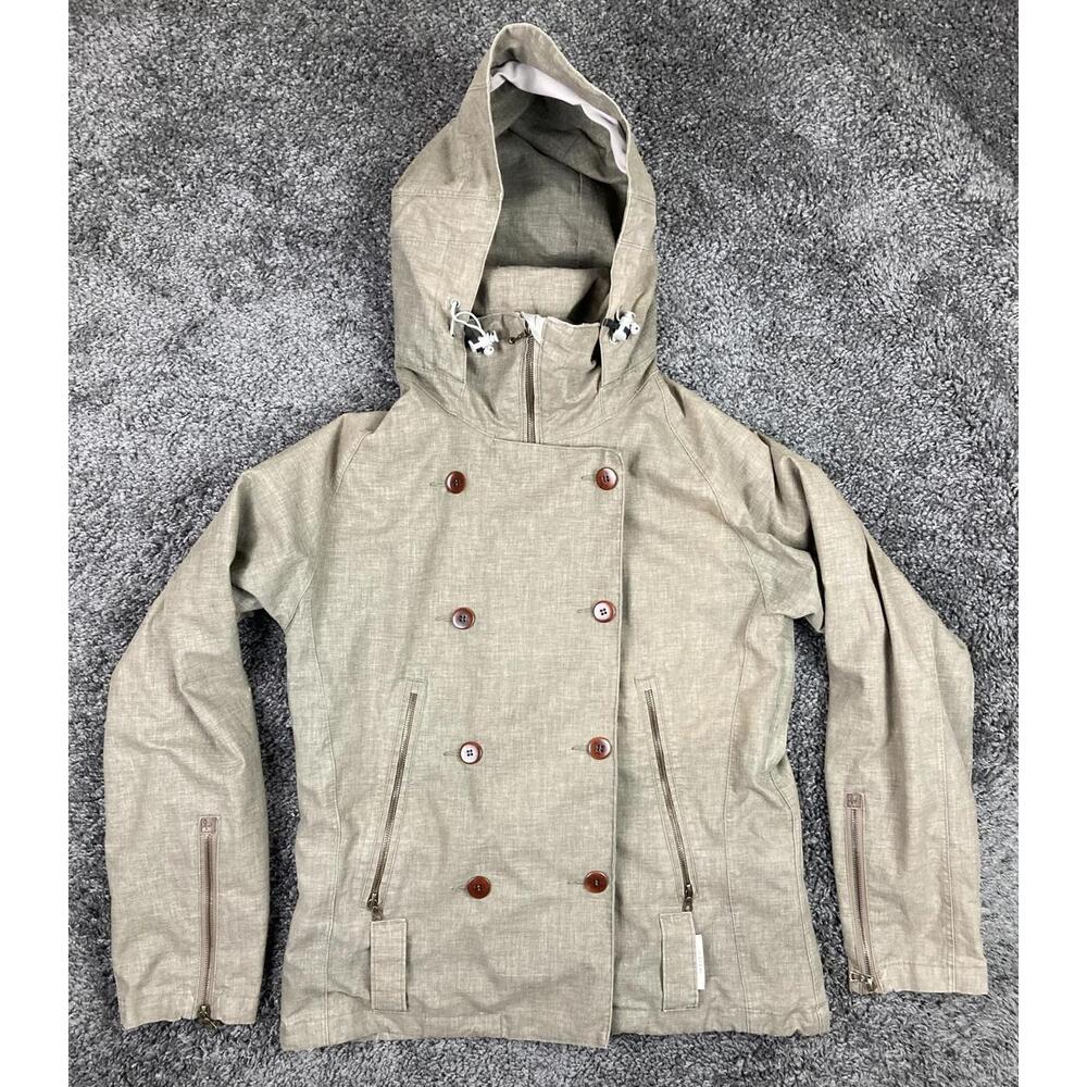 Holden Snowboard Jacket Womens Tan Hooded Size M